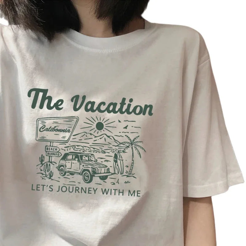 Trendy Retro Japanese Short Sleeve Loose T-Shirt
